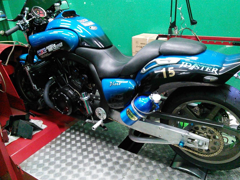 動画有】うぉぉぉ！V-MAX1700【チェーンドライブ】 DRAGレーサー