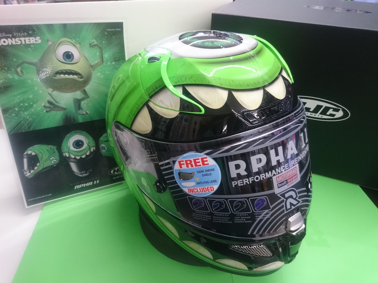 柏沼南2りんかん】新作ヘルメット入荷PIXAR RPHA 11 マイク