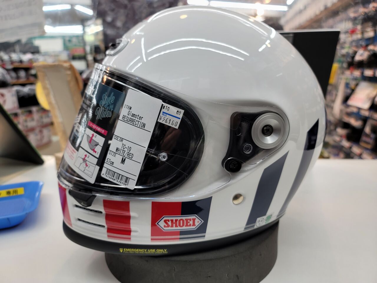 お求めやすく価格改定 SHOEI GLAMSTER リザレクション TC-2 グラム