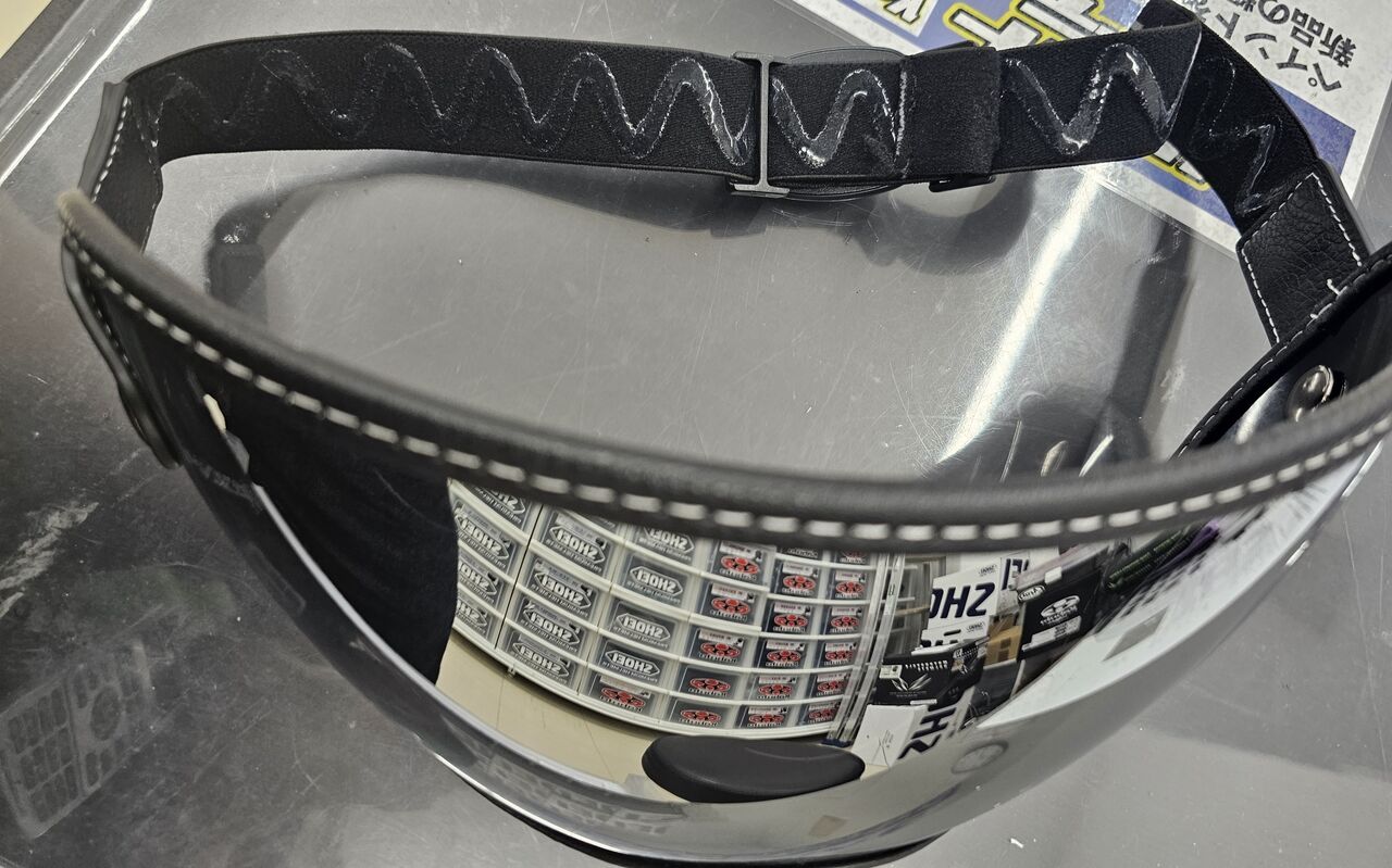 ⚪︎当店オリジナル形状⚪︎ダックテール（ロング）　ヘルメットバイザー　人気の茶芯 ⚪︎当店オリジナル形状⚪︎ダックテール（ロング） ヘルメット