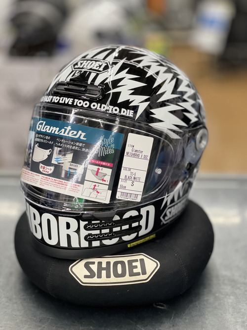 【 美品 】SHOEI GLAMSTER ネイバーフッド×DSC TC-5 M EM MOTO | Shoei GLAMSTER06 Neighborhood X DSC(DEATH SPRAY