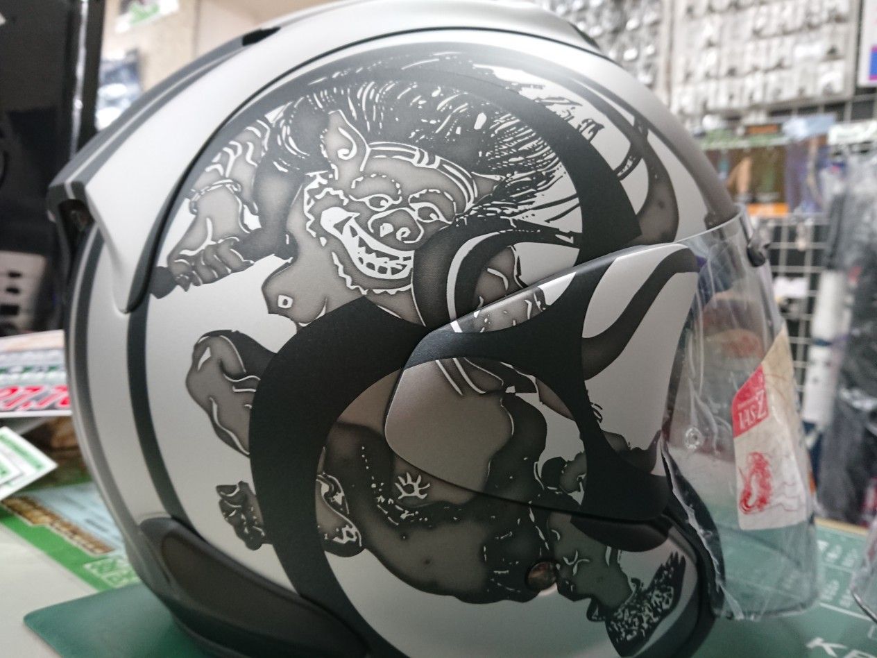 アライ VZ-RAM 数量限定グラフィック『鼓動2 風神・雷神』入荷