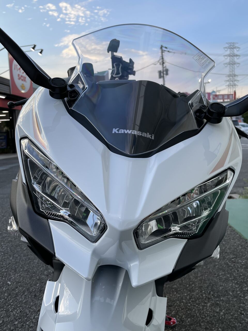 2022 NINJA400 パールブリザードホワイトをキーパー！ : 2りんかんブログ
