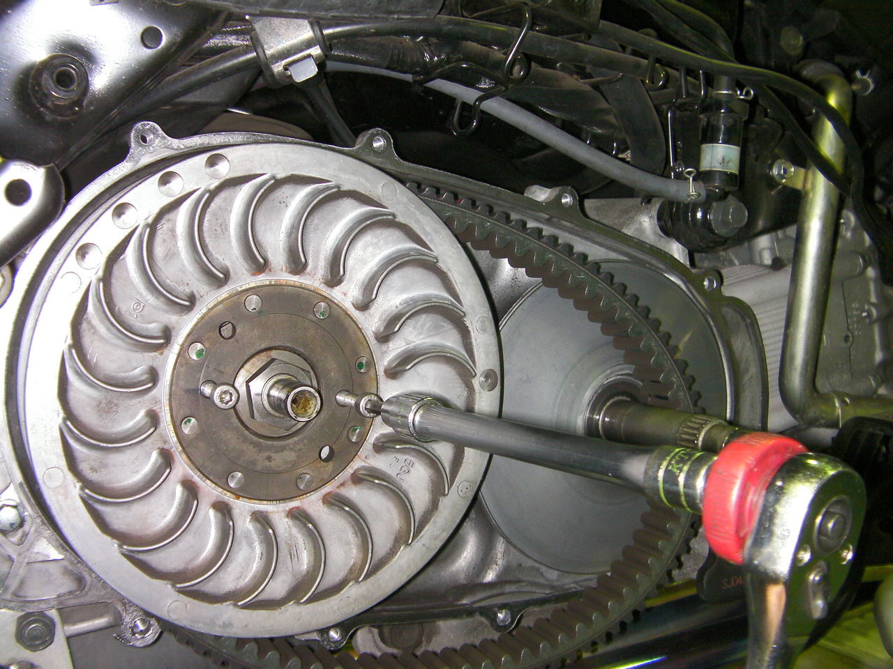 Tmax プーリー交換 ２りんかんブログ