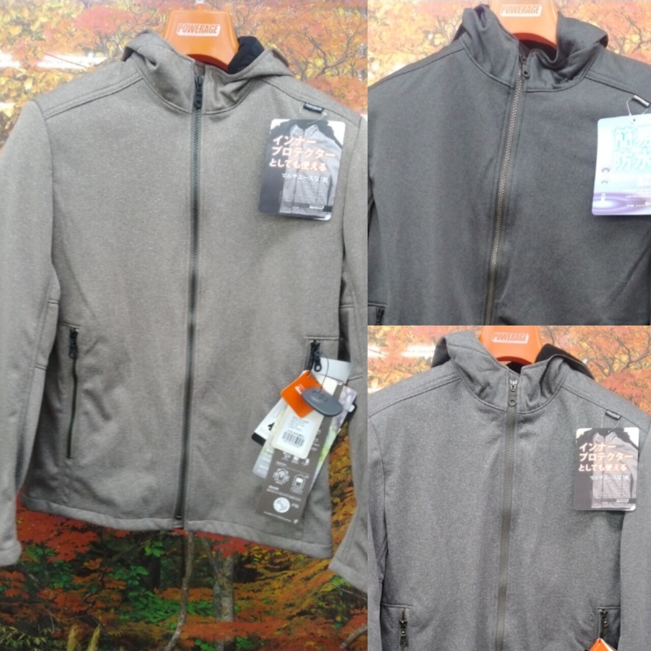 POWERAGE イージーライドパーカー レディース WM POWERAGE パワーエイジ イージーライドパーカー レディース