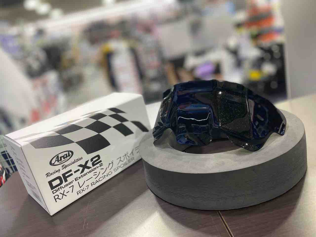 Arai 105124 RX-7X レーシングスポイラー グラスブラック 新品 アライ Arai RX-7X レーシングスポイラー グラスブラック 品番