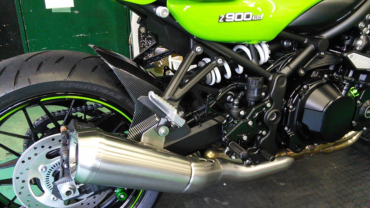 Z900RS】OHLINS オーリンズ ブラックライン[KA740]装着画像がたっぷり