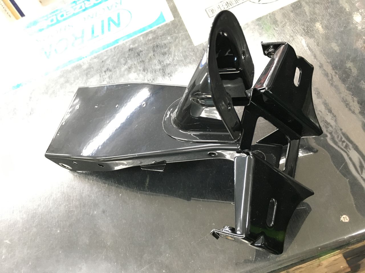 色移り有り モンキー4L用テールブランケット 5Lモンキーに4Lテールを取り付けるブラケット マウント スチール製