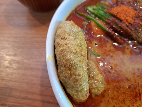 ラム肉だんご