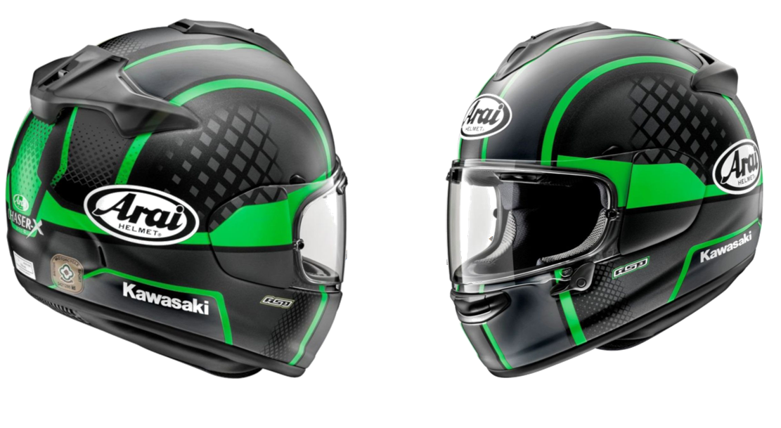 Arai vector Ｌサイズ　アライ　ベクター　軽量　Kawasaki Arai vector Lサイズ アライ ベクター 軽量 Kawasaki - メルカリ