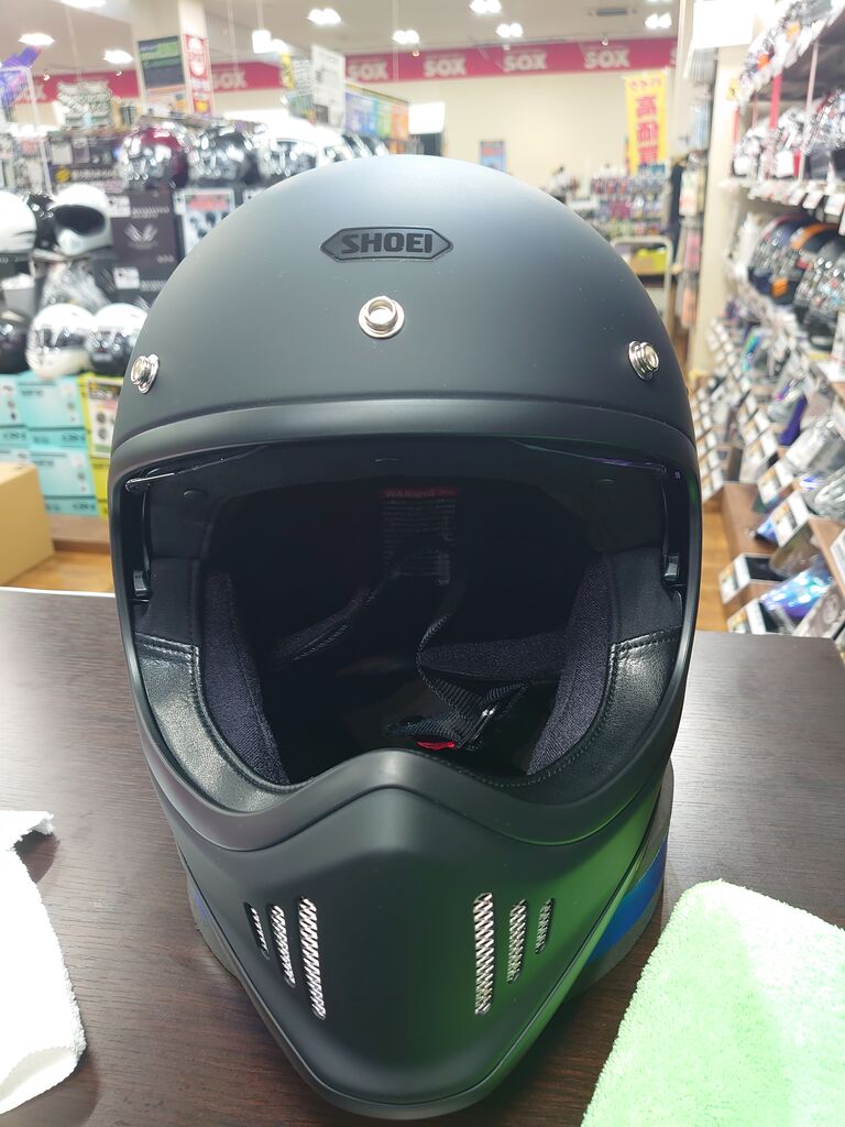 相模原2りんかん SHOEI EX-zero マッドブラック にキーパーヘルメット