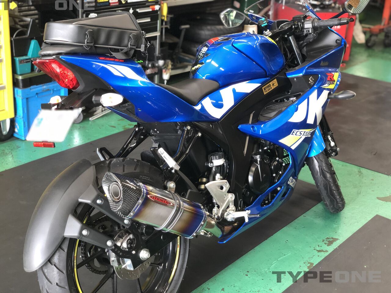 gsxr125 フルエキマフラー