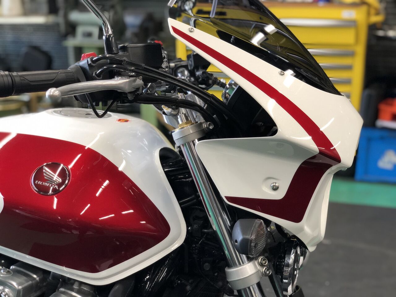 CB1300SF】ビキニカウル取付 FORCE DESIGN : 2りんかんブログ