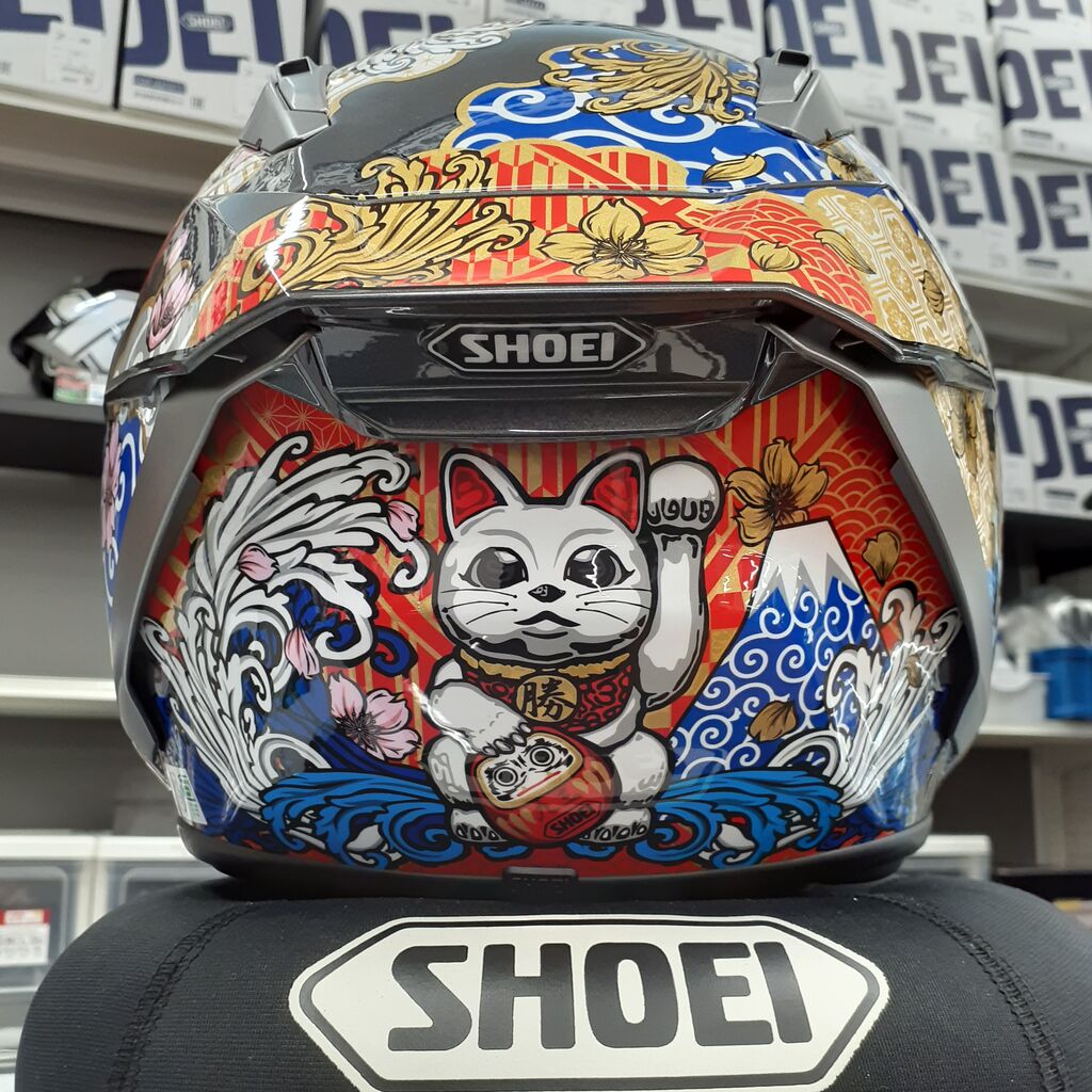 ドミノな感じな水割りMARQUEZ MOTEGI2 SHOEI 新品未使用 SHOEI X-FifteenにNewカラー【MARQUEZ MOTEGI5】&【A.MARQUEZ73 V3