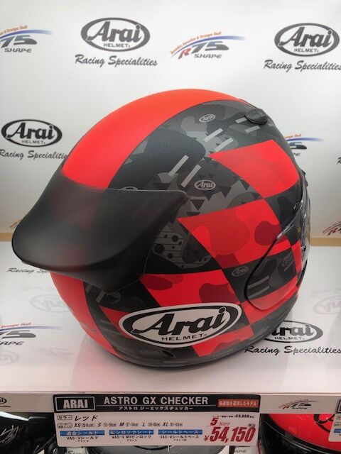 Arai ASTRO GXチェッカー新入荷！ : 2りんかんブログ