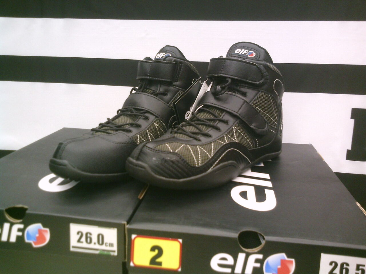 elf EXA Ⅱ BLACK バイクシューズ 23cm 専用出品 elf EXA Ⅱ BLACK バイクシューズ 23cm