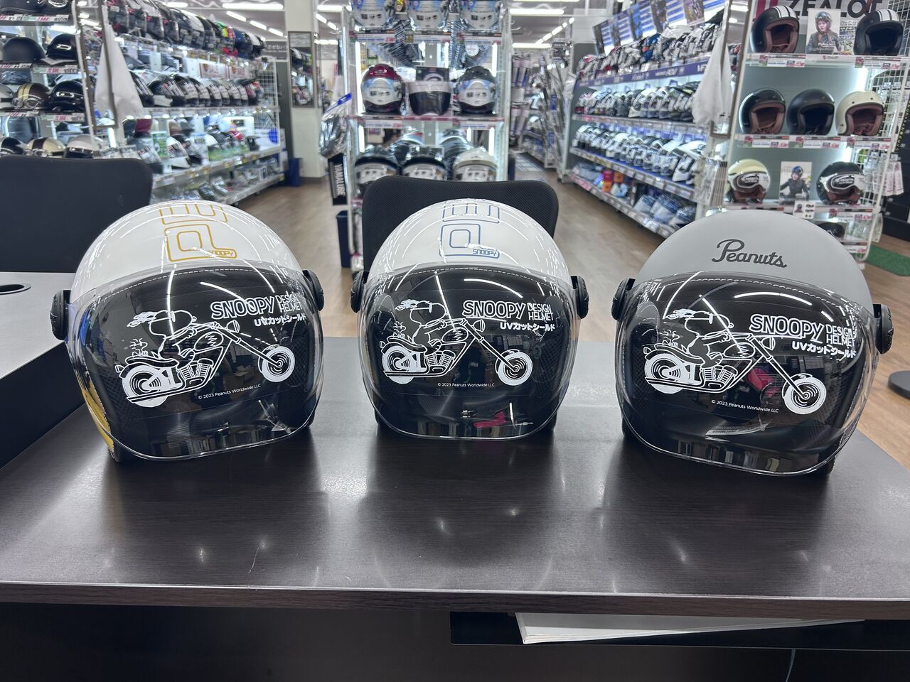 神戸垂水2りんかん】かわいいスヌーピージェットヘルメットが入ってき 