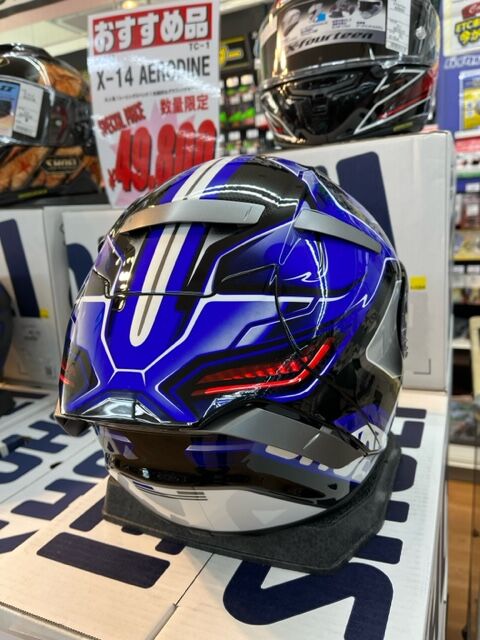 SHOEI X-Fourteen AERODYNE TC-2 X14 Lサイズ Shoei X-14 Aerodyne Motorcycle Helmet – Richmond Honda House