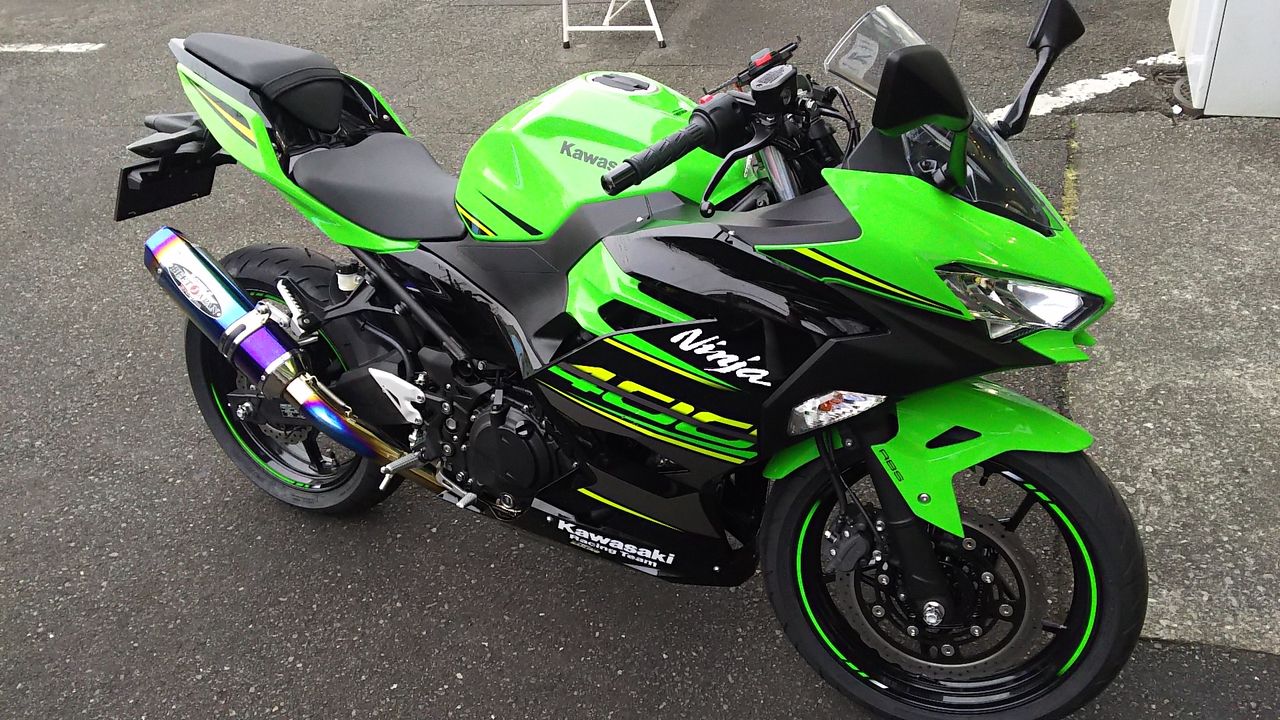 ノーマルとの馬力比較】NINJA400にBEETフルエキを装着
