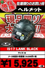 ÆÃ²ÁIS-17¡¡LANK-BLACK