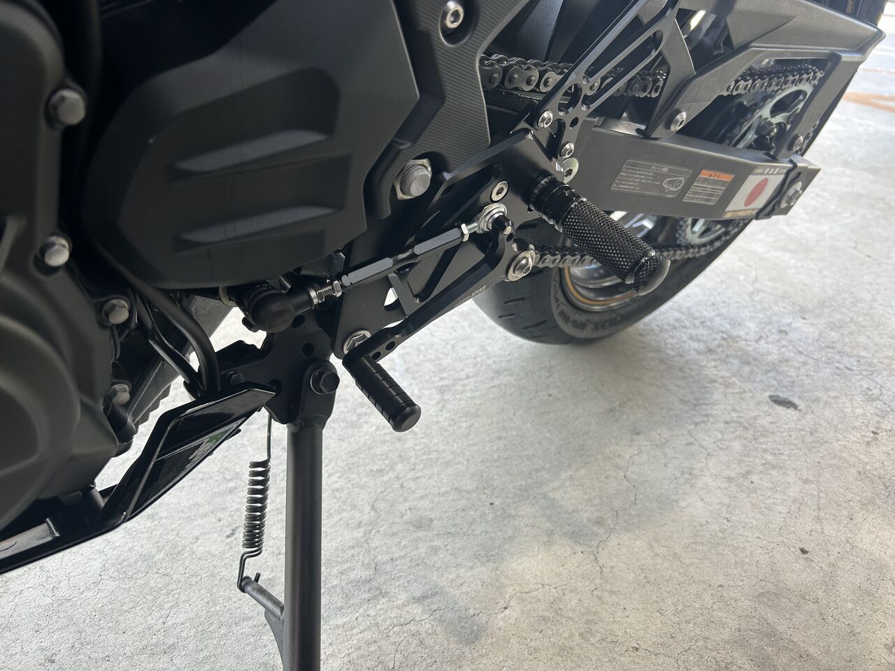 バックステップ取付 マフラー交換 ニンジャ400 : 2りんかんブログ