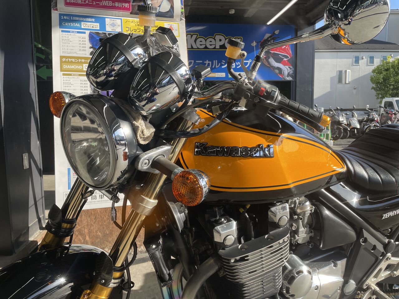 足立2りんかん】keeper Kawasaki ゼファー1100 : 2りんかんブログ