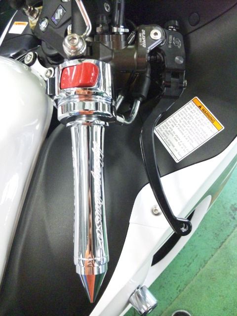 前期型gsx1300r隼純正マスターとレバー クロームメッキ化