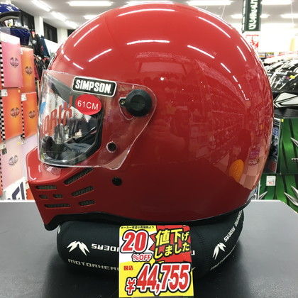 在庫1点限り!! 【 SIMPSONﾍﾙﾒｯﾄ】最終売りつくしSALE開催中