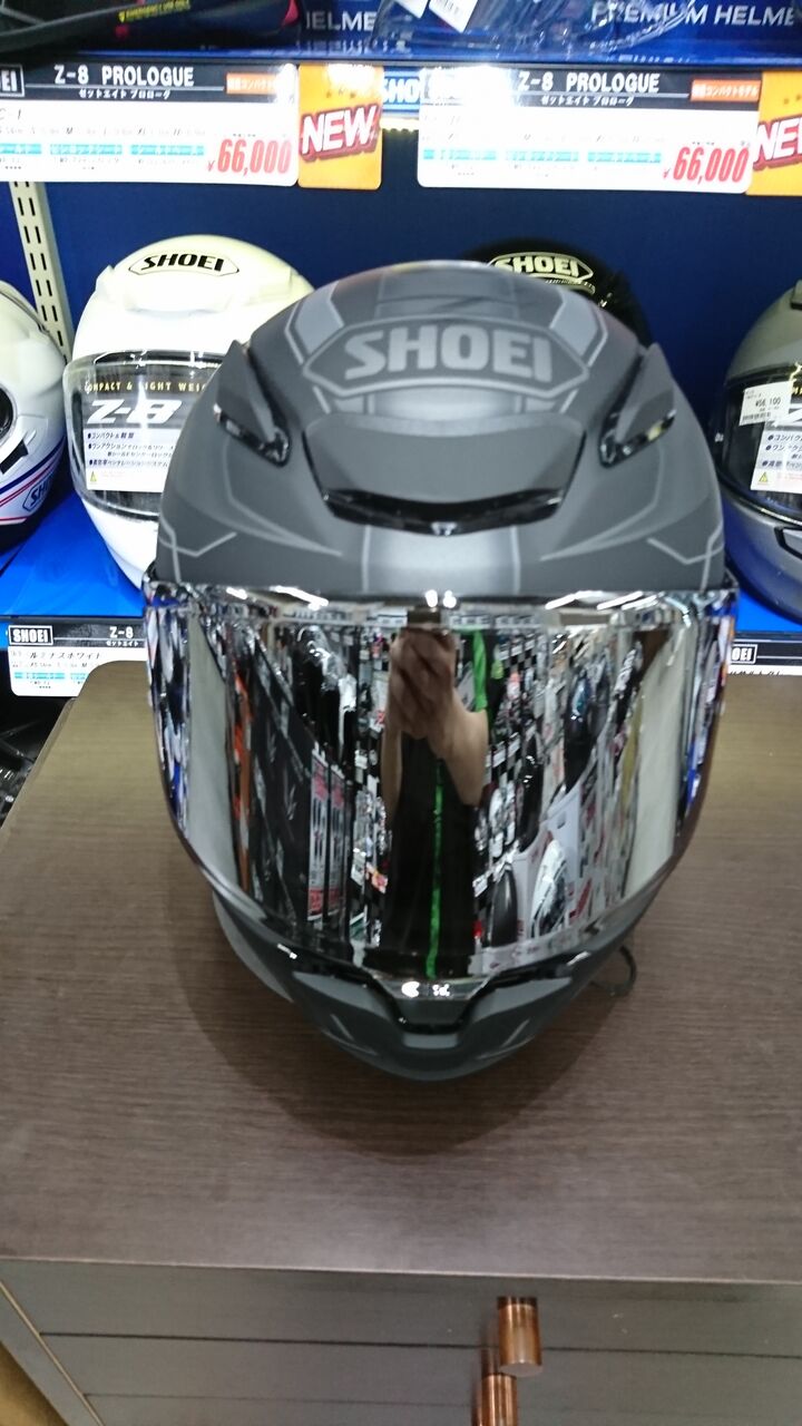 SHOEI Ｚ－８用 スモークミラー ブルー入荷しました【船橋】 : ２