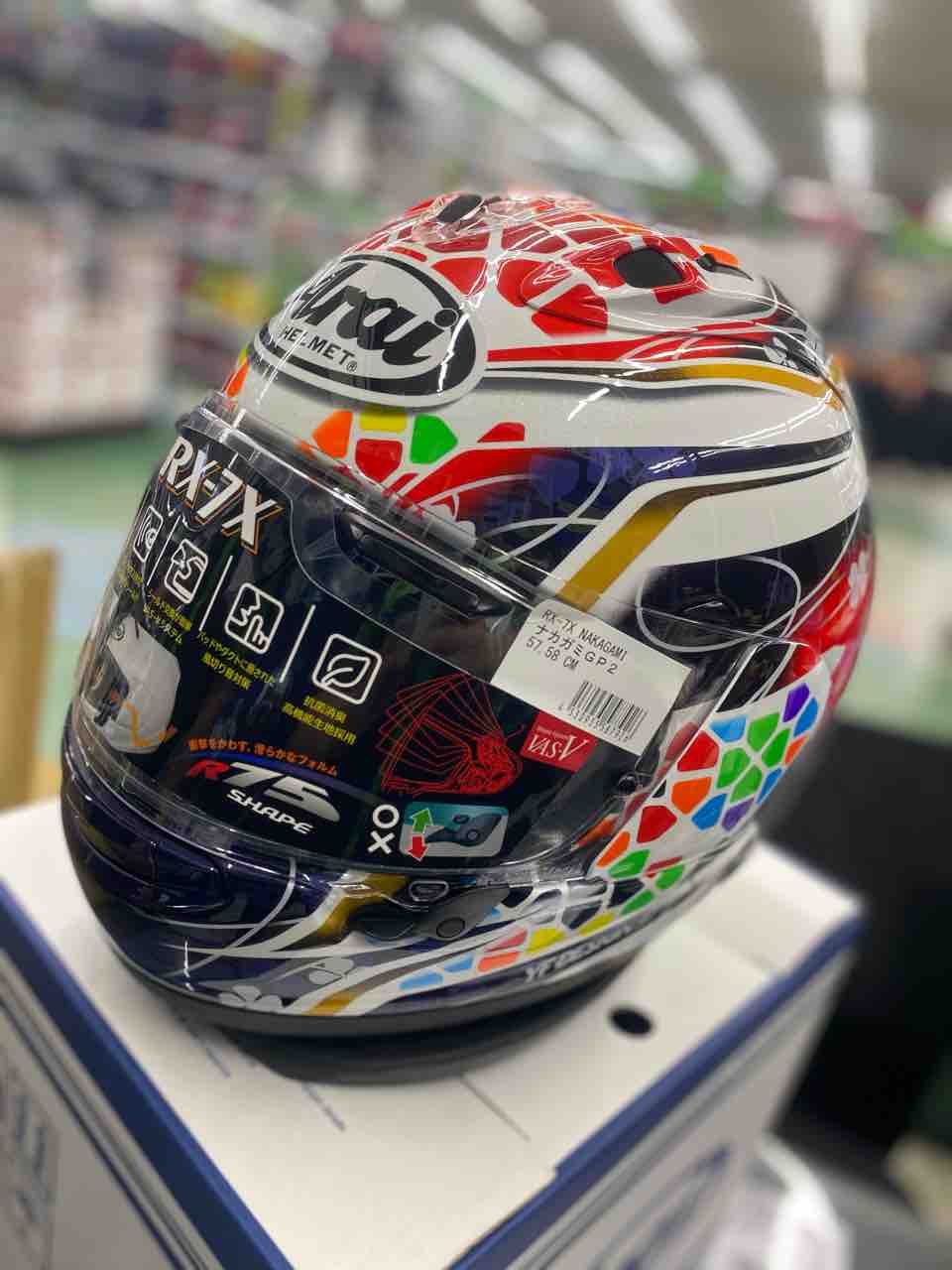 ARAI RX-7フルフェイスヘルメット Nakagami