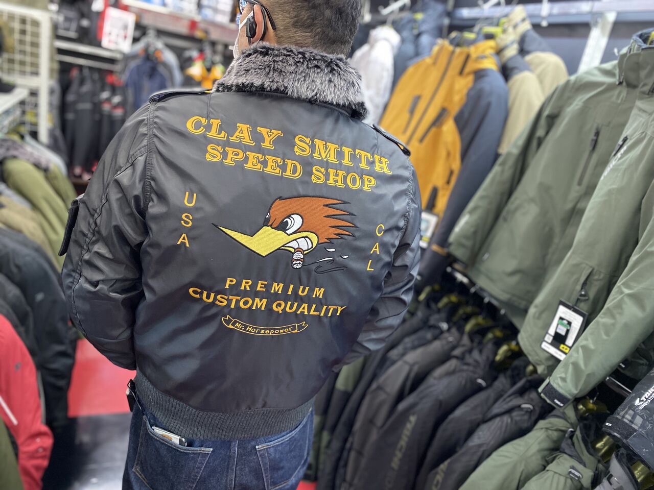 Clay Smith バイクジャケット 裏地メッシュ Clay Smith バイクジャケット 裏地メッシュ