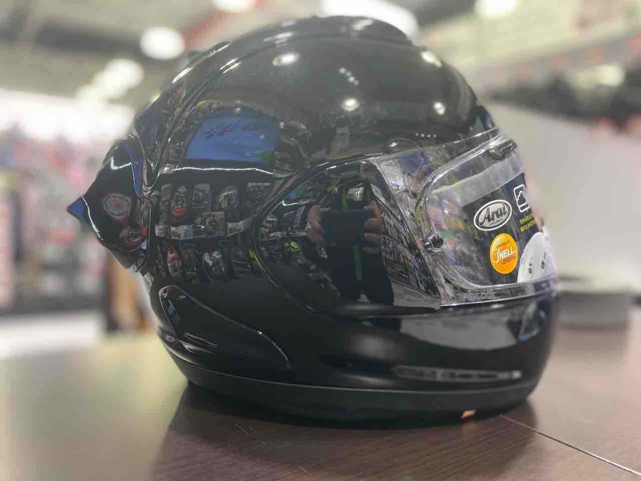 Arai RX-7X レーシングスポイラー グラスブラック入荷しました Arai RX-7X レーシングスポイラー グラスブラック入荷しました