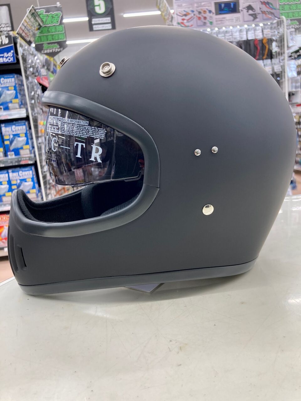 バイク、ヘルメット、CLASSIC-TR、2りんかん