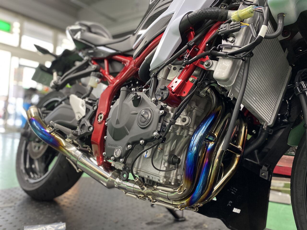 zx25r 純正加工マフラー - マフラー