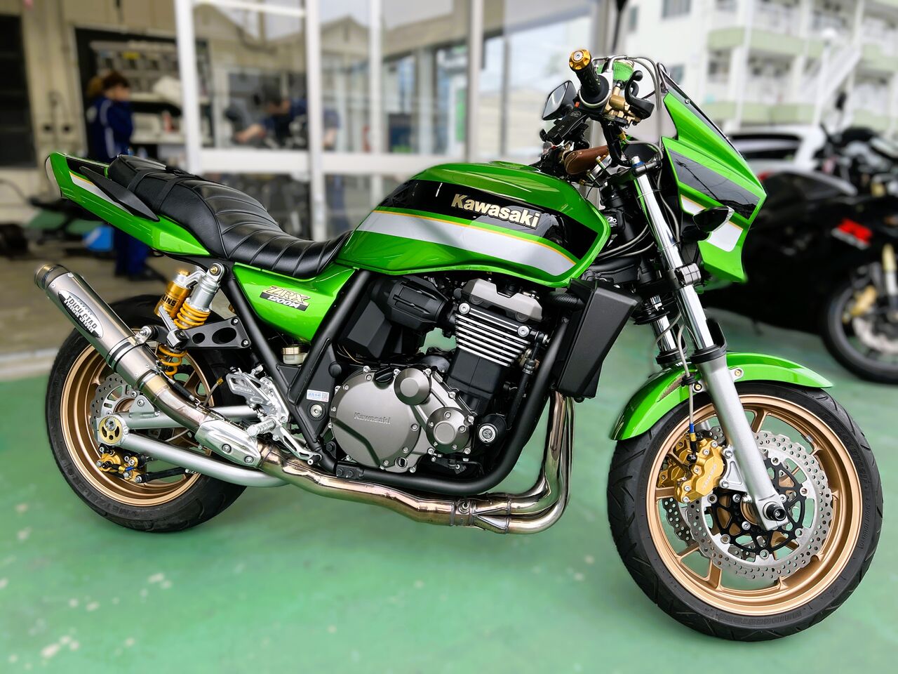 ワンダーコア レア 限定カラー 黄緑 KeePerコーティング！！ ZRX1200ᛞ編！ : 2りんかんブログ