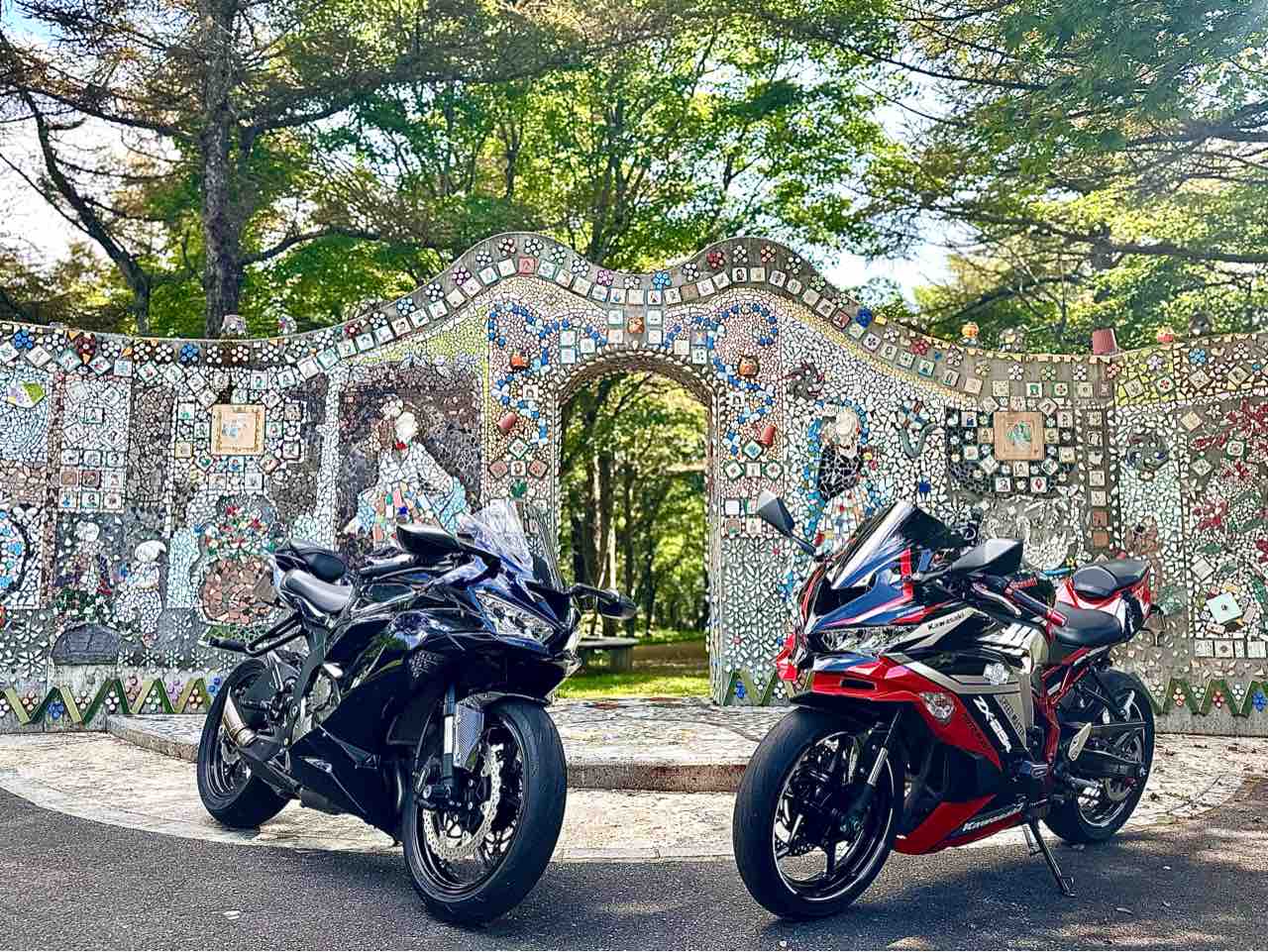 郡山】ZX25RとZX6Rでツーリング😊🧡 : 2りんかんブログ