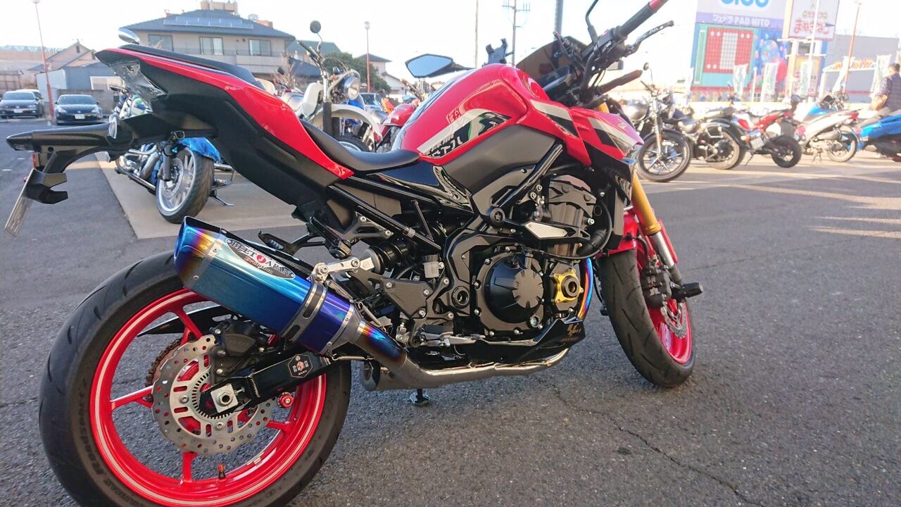 フラットヘッド ボーダーマフラー 赤 オレンジ 新品タグ付き 期間限定生産 Z900 BEETマフラー交換 : 2りんかんブログ