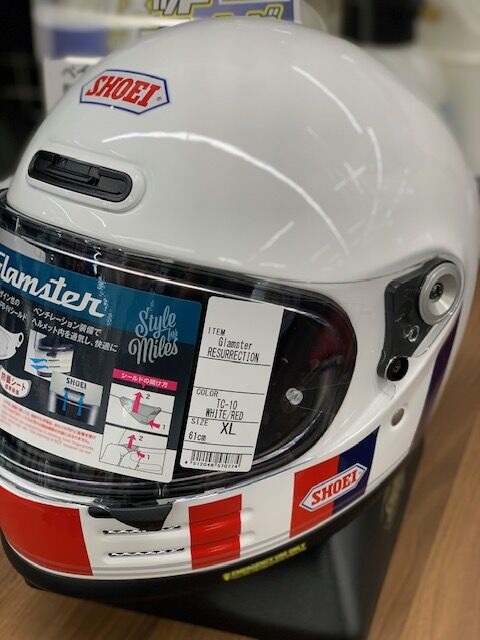 廃番 SHOEI Glamster グラムスターリザレクション XLサイズ 足立2りんかん】グラムスター リザレクション入荷！ : 2りんかんブログ