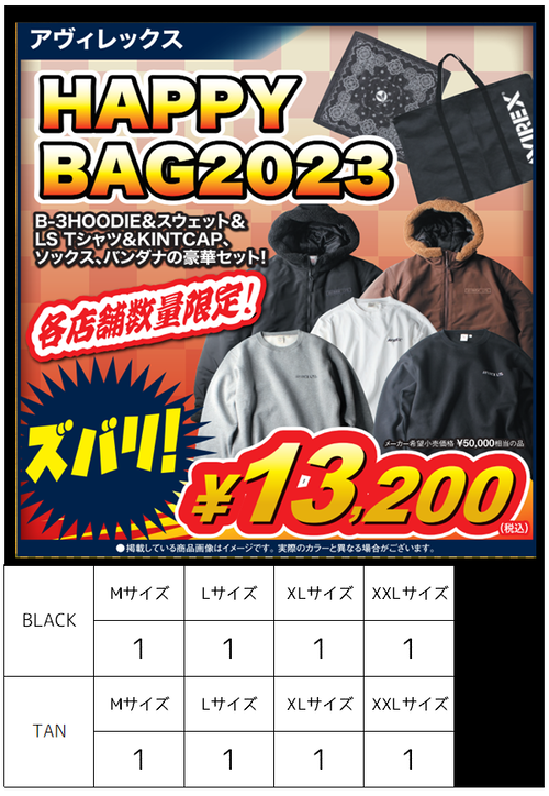 ☆2023 AVIREX