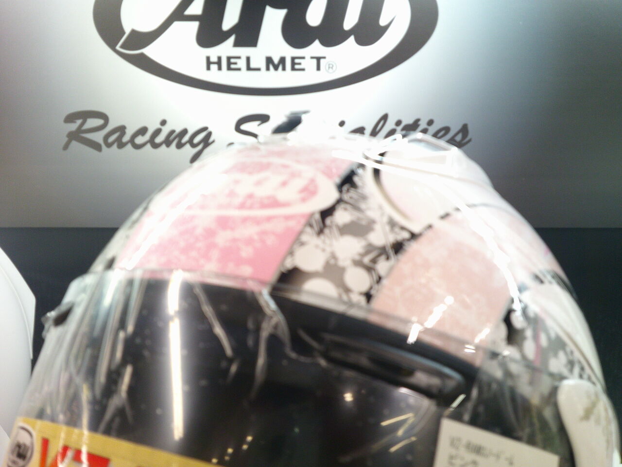 VZ-RAM SNOW DOME PINK ブイゼットラム スノードーム ピンク Webike | Arai アライ VZ-RAM SNOW DOME PINK［ブイゼット ラム