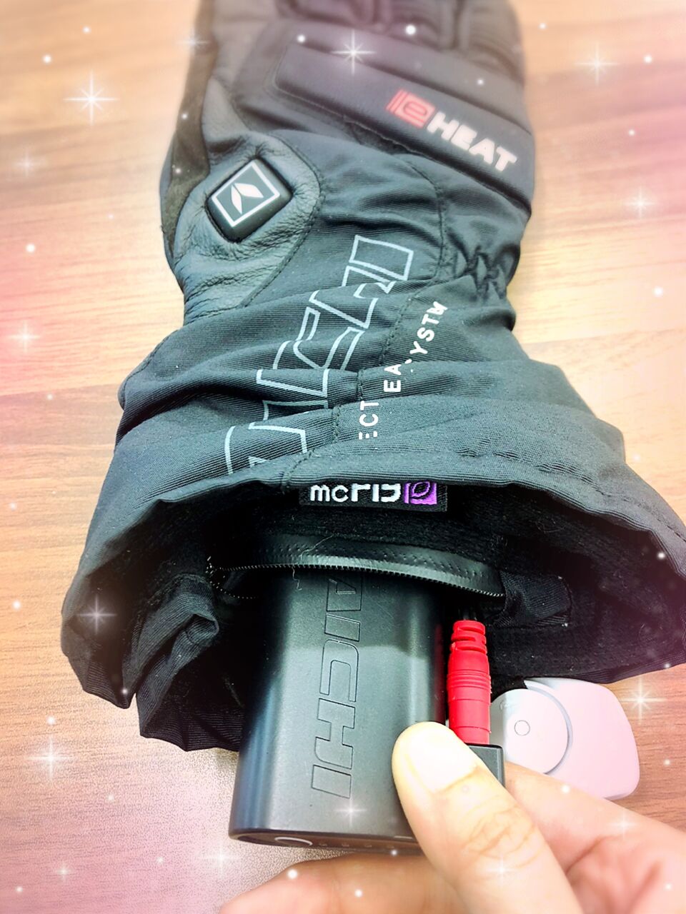 TAICHI バイクグローブ 電熱 TAICHI バイクグローブ 黒 RSTAICHI 冬用