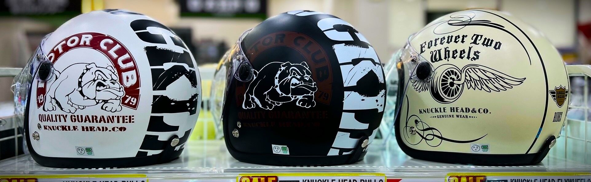 RIDEZ ライズ 讃え KNUCKLE HEAD ジェットヘルメット ブルドッグ RIDEZ ライズ 讃え KNUCKLE HEAD ジェットヘルメット ブルドッグ