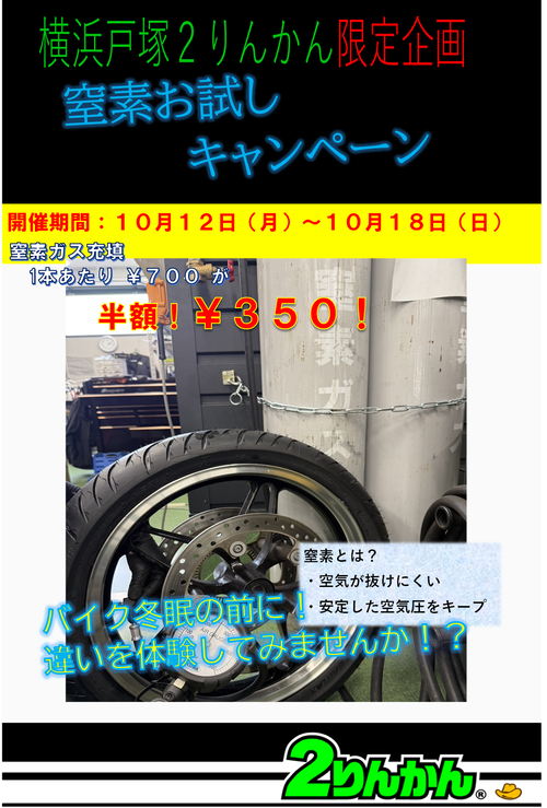 10月分 窒素お試し