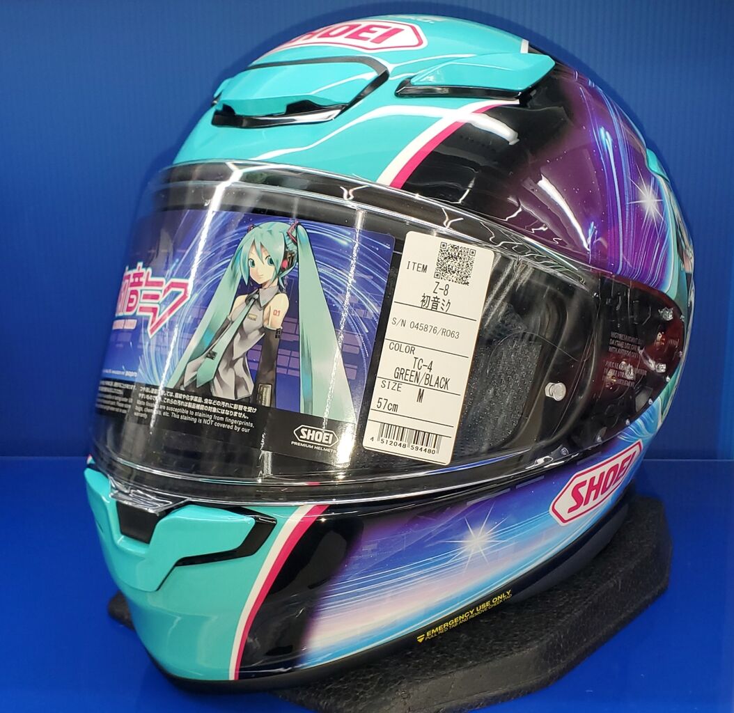 心機一転 富士】SHOEI Z8 初音ミク 在庫ありますっ！ : 2りんかんブログ