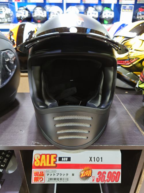 AGV X101 の展示品がお買い得!! 高松_2りんかん_バイク_用品_香川_東讃_中讃_西讃_丸亀市_東かがわ市_丸亀市_坂出市_善通寺市_観音寺市_三豊市_さぬき市_琴平町_三木町_宇多津町_綾川町_多度津町_まんのう町_直島町_土庄町_小豆島町_四国中央市_新居浜市_西条市_徳島_鳴門_板野_吉野川_阿波_阿南_美馬_AGV_X101_お買い得