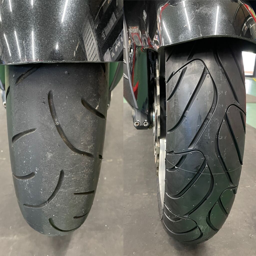 ZX-14R 前後タイヤ交換 : 2りんかんブログ ZX-14R 前後タイヤ交換 : 2りんかんブログ