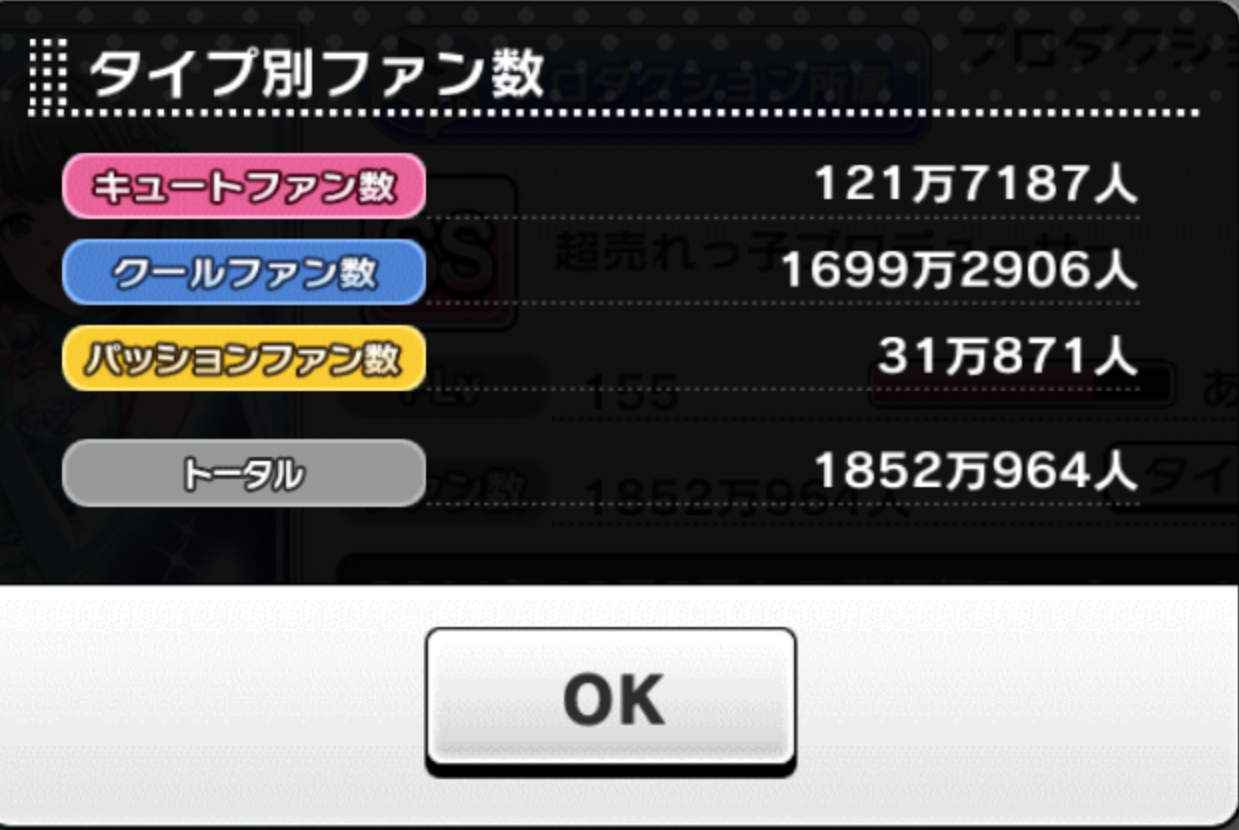 デレステ タイプ別ファン数なんて見れるようになったんだな デレステ速報 デレ速 デレステ タイプ別ファン数なんて見れるようになったんだな デレステ速報 デレ速