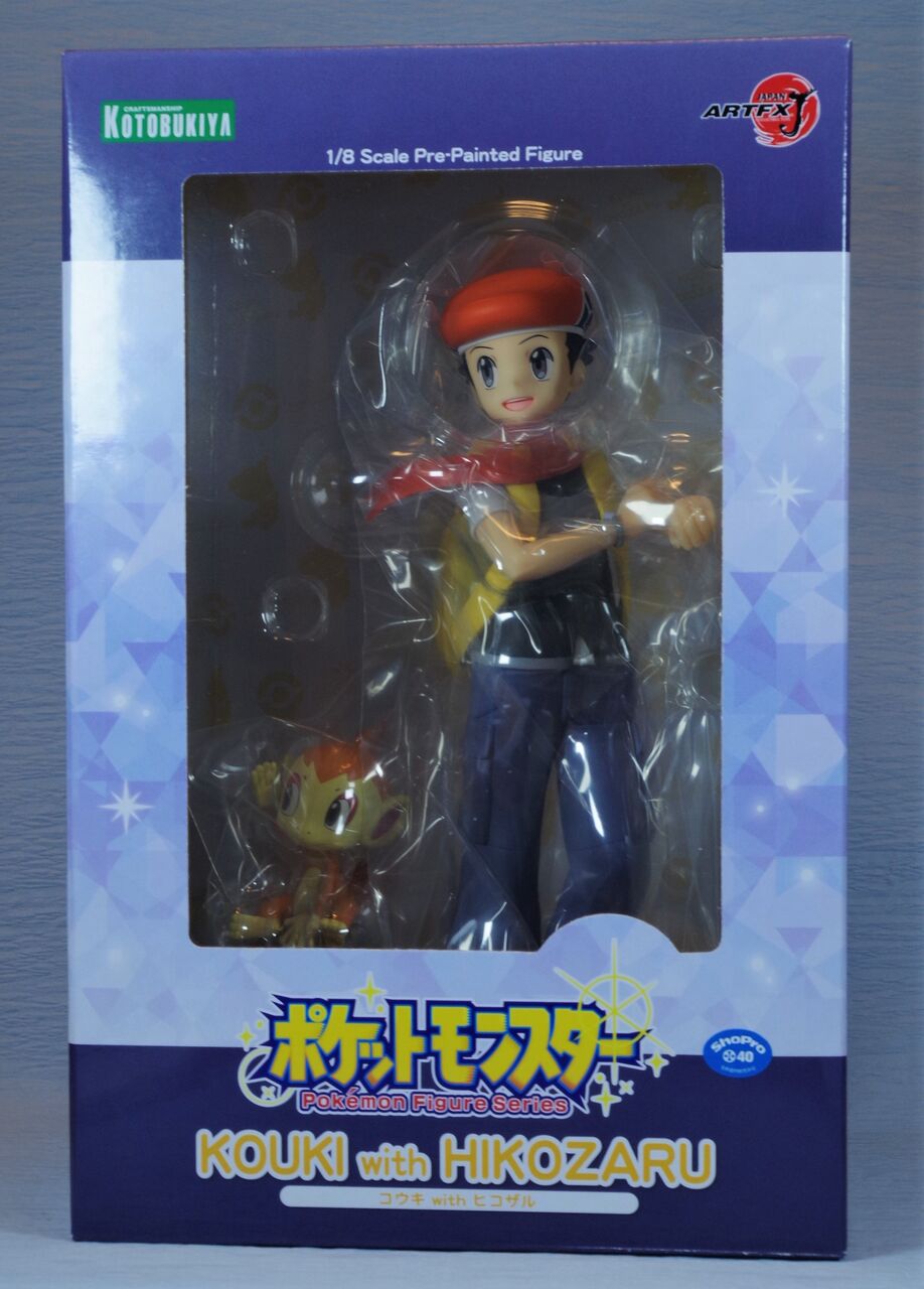 ARTFX J コウキ with ヒコザル｜ポケモンセンター・コトブキヤ