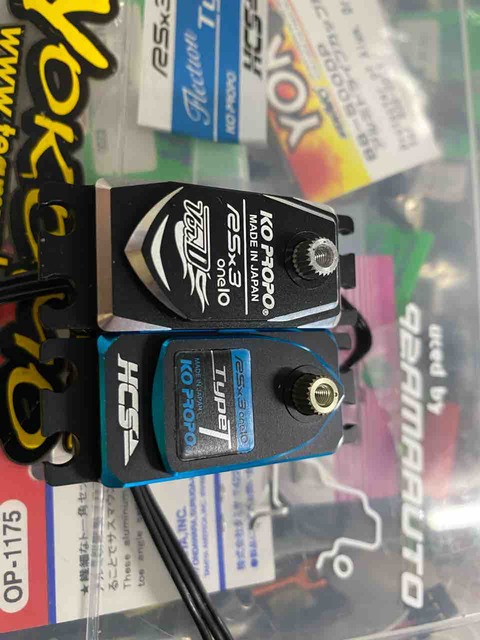 KO RSx3-one10Ver.Dドリフト用サーボ　KG-Xジャイロ サーボモデルセレクターセット