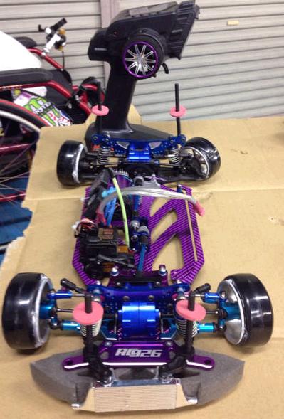 ドリパケ カーボンシャーシ パープルカーボン染め : 痛車RC製作所